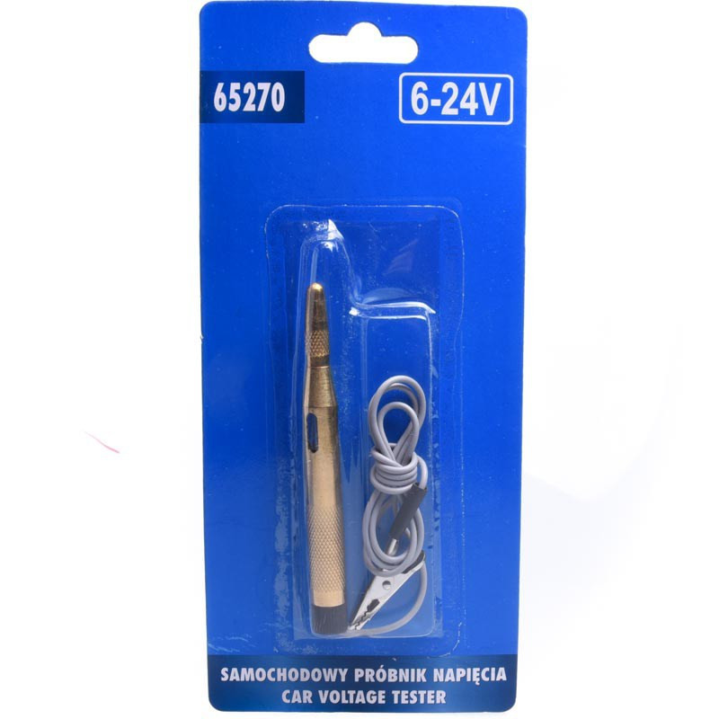 TESTER SAMOCHODOWY METAL 6V-24V 39D081 (PRÓBNIK)
