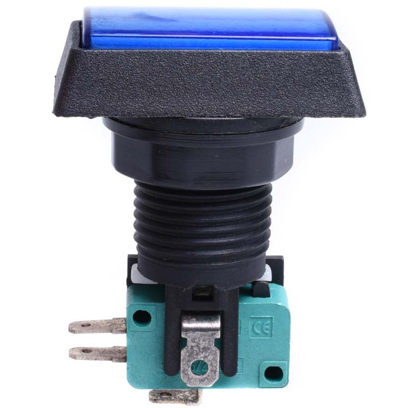 WŁĄCZNIK PROSTOKĄT NIEBIESKI  32*50 KRAŃCOWY