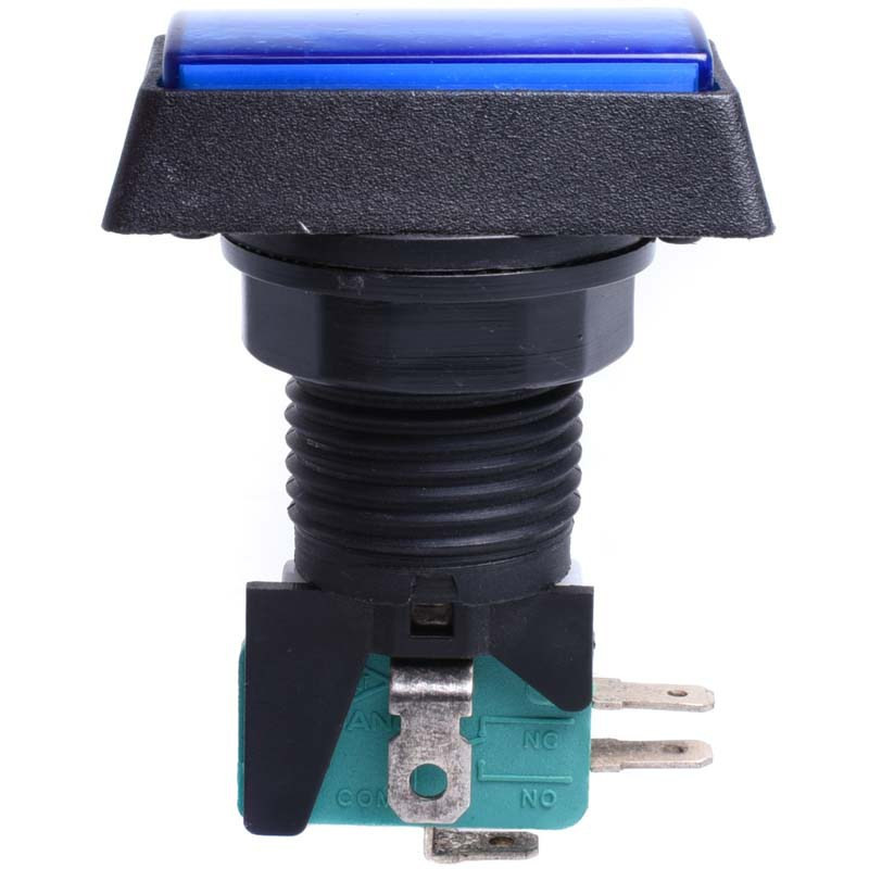 WŁĄCZNIK PROSTOKĄT NIEBIESKI  32*50 KRAŃCOWY