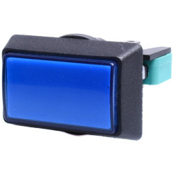 WŁĄCZNIK PROSTOKĄT NIEBIESKI  32*50 KRAŃCOWY