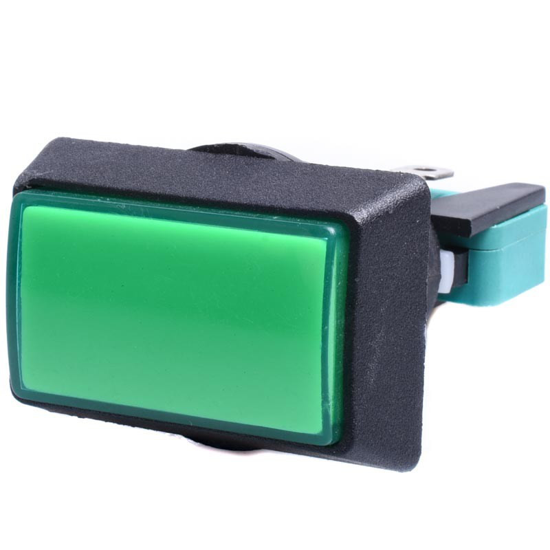 WŁĄCZNIK PROSTOKĄT ZIELONY  32*50 KRAŃCOWY