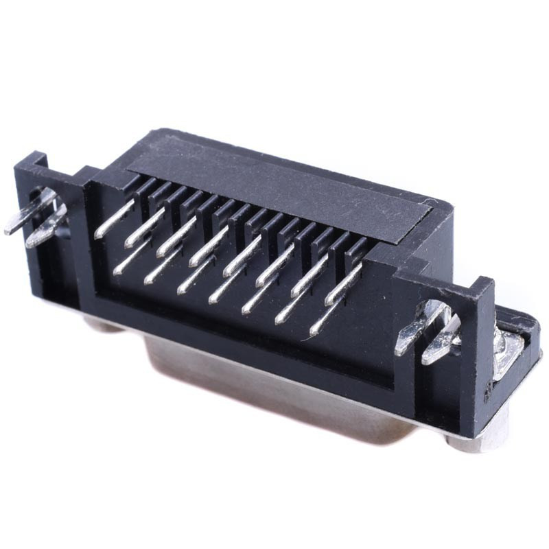 DSUB 15Ż GNIAZDO W DRUK KĄTOWE D-SUB 15 ŻEŃSKIE