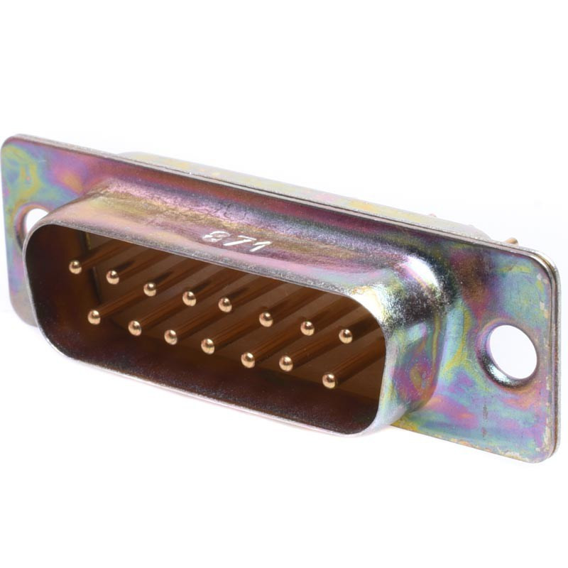 DSUB 15M WTYK W DRUK PROSTY