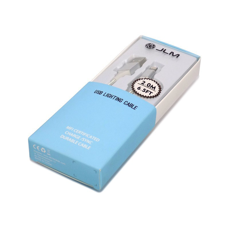 KABEL USB LIGHTING IPHONE 2,0m JLM