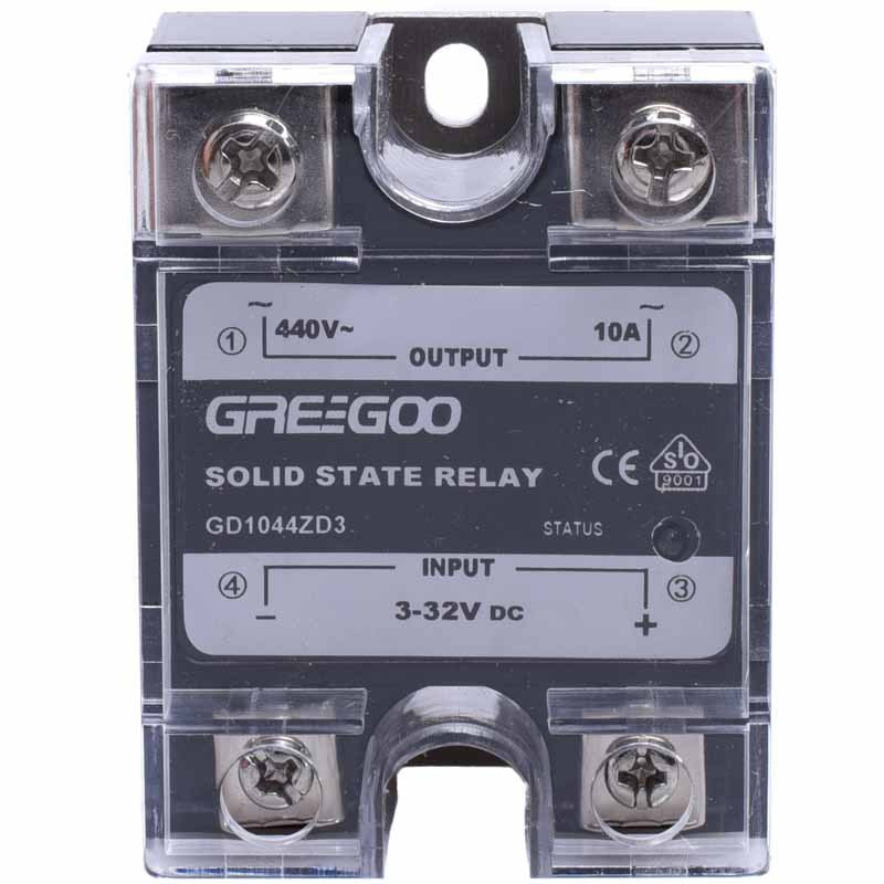 PRZEKAŹNIK SSR 10A DC (3-32V) AC(44-440V