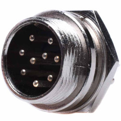 WTYK MIKROFONOWY 9P NC/CB DO OBUDOWY