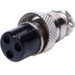 GNIAZDO MIKROFONOWE 2P NA PRZEWÓD