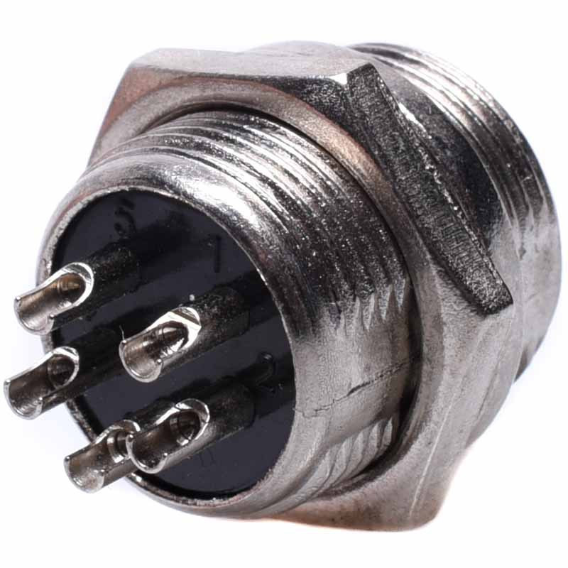 WTYK MIKROFONOWY 5P NC/CB DO OBUDOWY