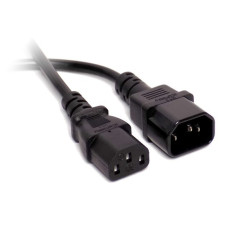 KOMPUTEROWY KABEL ZASILAJĄCY PRZEDŁUŻACZ C13/C14 1.5m JLM