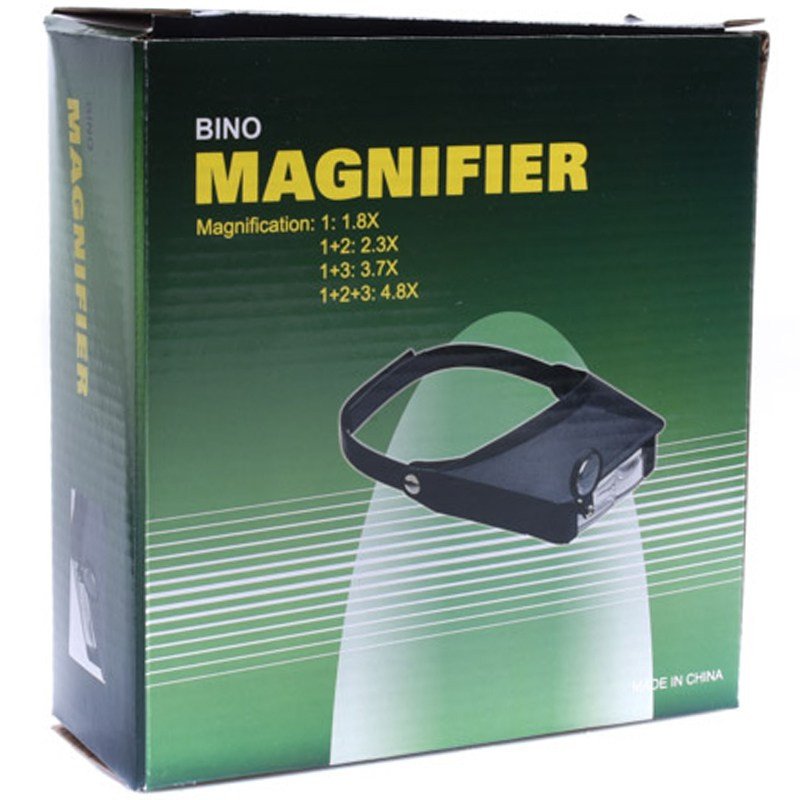 LUPA NAGŁOWNA LN23-1 1,8x 2,3x, 3,7x, 4,8x