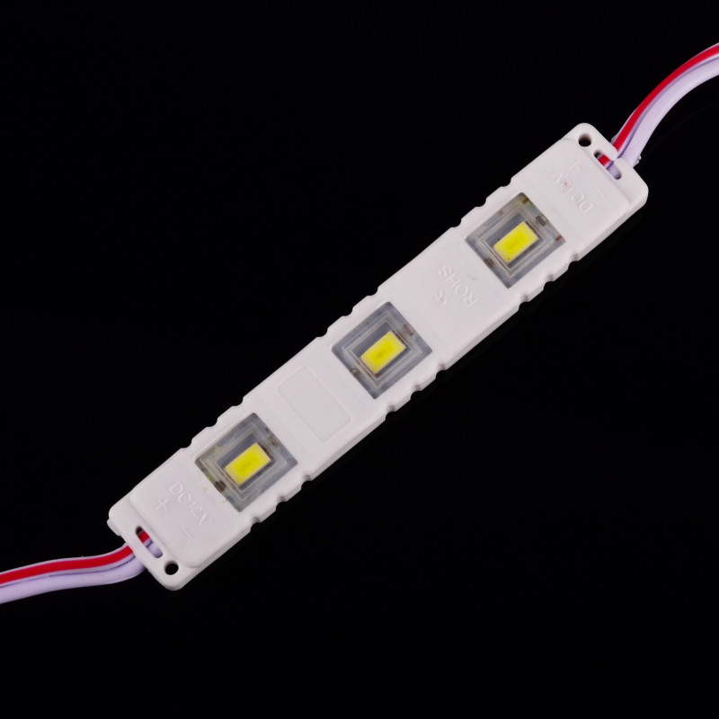 MODUŁ 3-LED 5050 12V 40lm BIAŁY ZIMNY