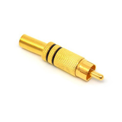 WTYK RCA METAL GOLD CZARNY 4mm JLM
