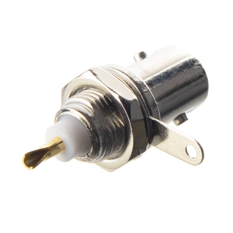 GNIAZDO BNC PRZYKRĘCANE Z NAKRĘTKĄ DO OBUDOWY