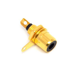 GNIAZDO RCA DO OBUDOWY CZARNE JLM