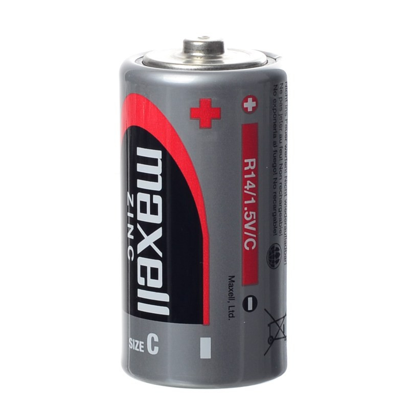 BATERIA R14 C 1,5V MAXELL MN1400 UM2 MEZZA-TORCIA