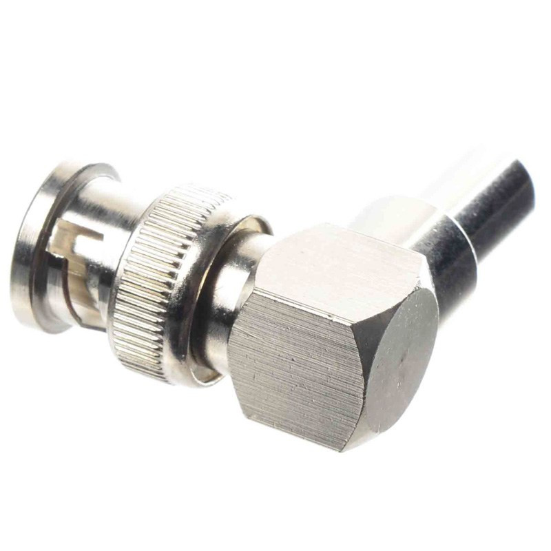 WTYK BNC RG 59 KĄTOWY ZACISKANY NA KABEL ANTENOWY