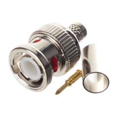 WTYK BNC RG 59 ZACISKANY NA KABEL