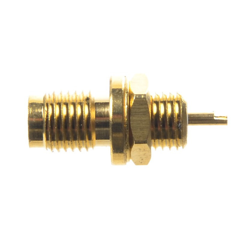 GNIAZDO SMA GOLD LUTOWANE DO OBUDOWY