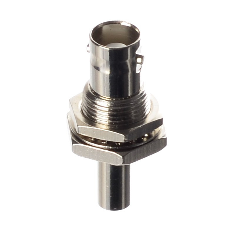 GNIAZDO BNC ZACISKANE RG58 PRZYKRĘCANE DO OBUDOWY