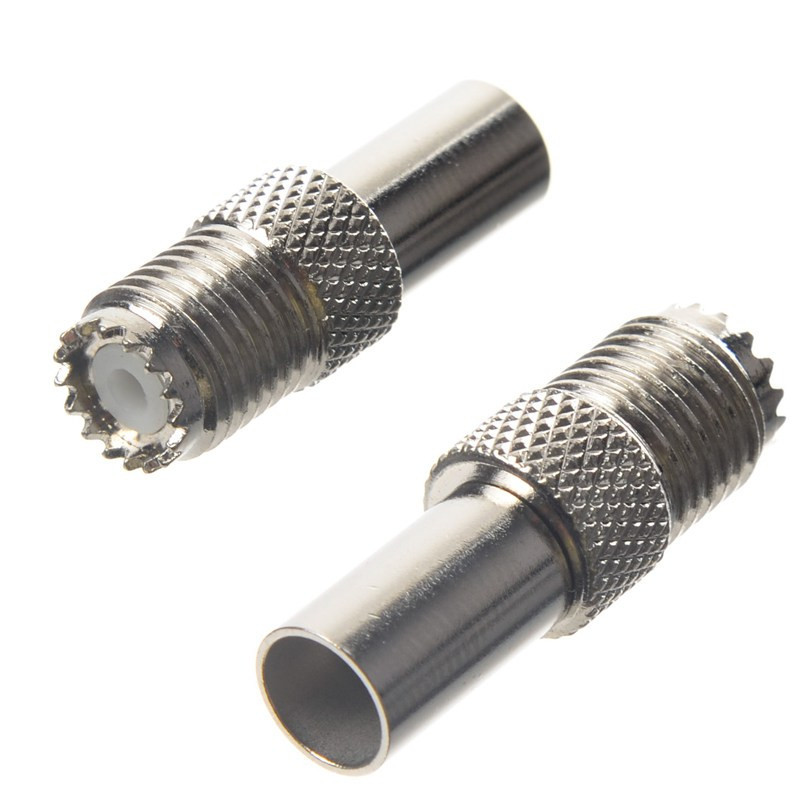 GNIAZDO UHF MINI RG 58 NA KABEL PRZEWÓD ZACISKANE