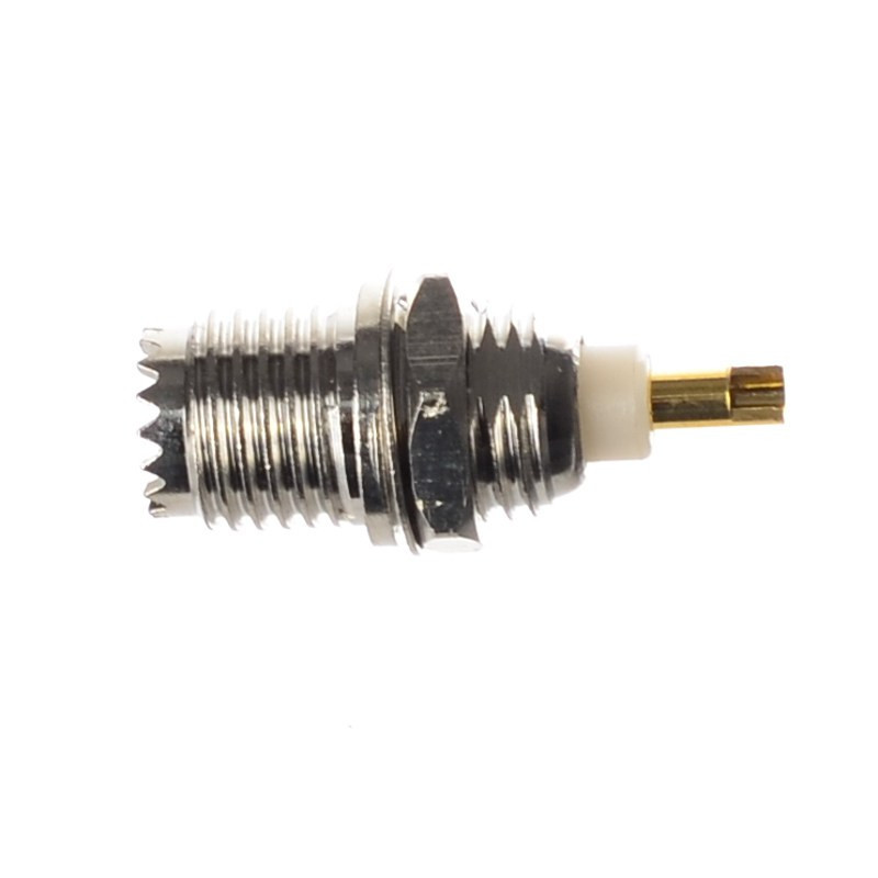 GNIAZDO UHF mini DO OBUDOWY LUTOWANE  PRZYKRĘCANE