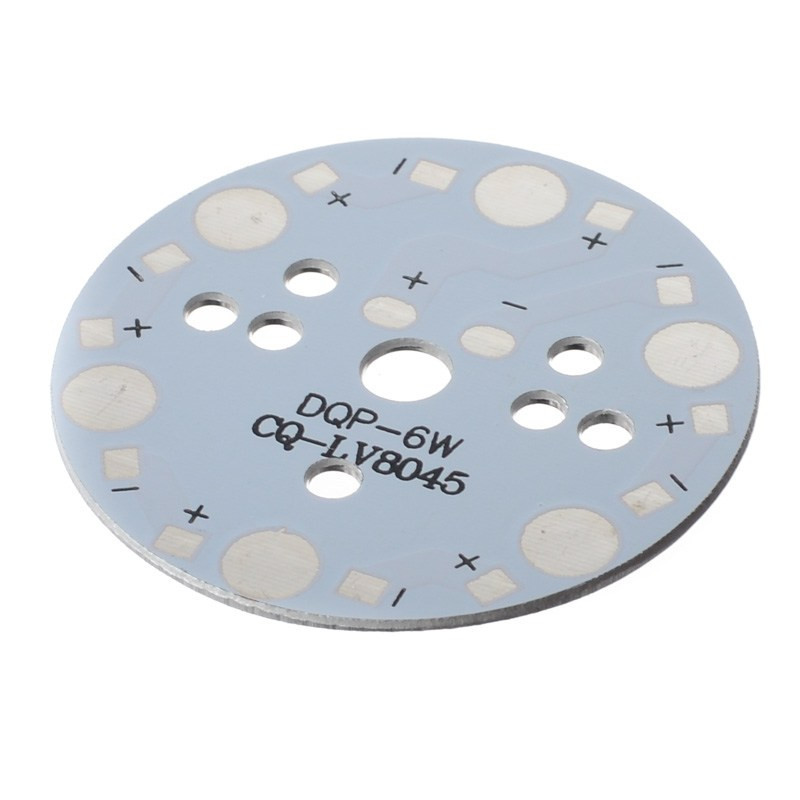 PŁYTKA LED MOCY 6xLED d 49mm RADIATOR