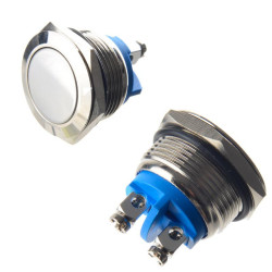 PRZYCISK WANDALOODPORNY PW19P 19mm 2A 250V CHWILOWY