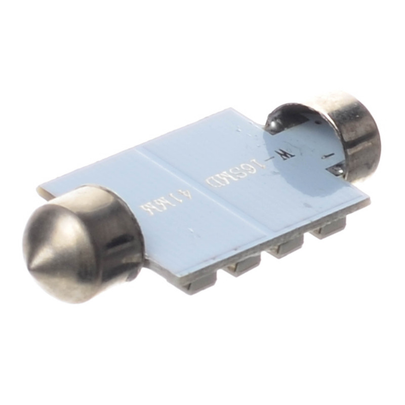 ŻARÓWKA RURKOWA 12V LED C5W 0,7W BIAŁA 1