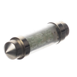 ŻARÓWKA RURKOWA 12V LED CZERWONA 10x36mm.