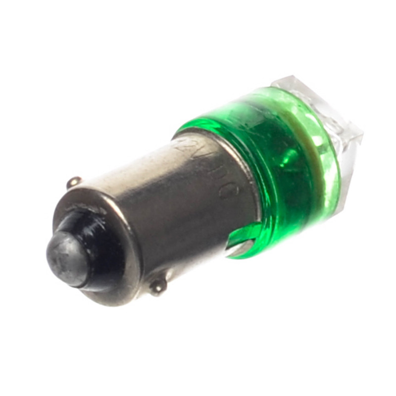 ŻARÓWKA 12V BA9S FLUX ZIELONA