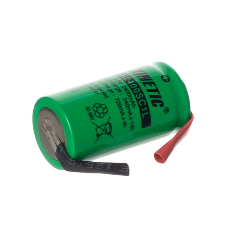AKUMULATOR 1,2V 2400mA NiMh do lutowania kinetic R14