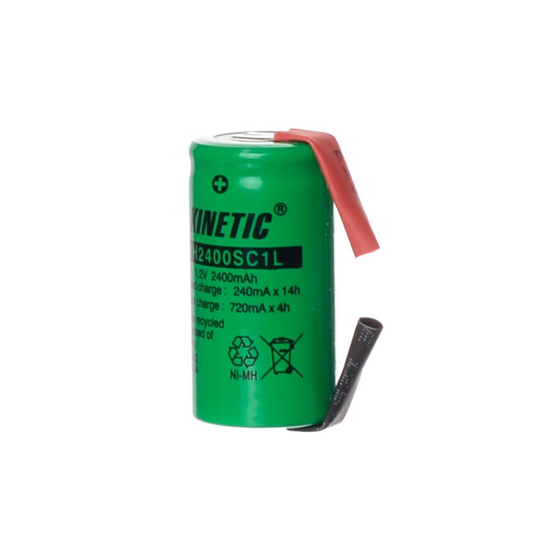 AKUMULATOR 1,2V 2400mA NiMh do lutowania kinetic R14