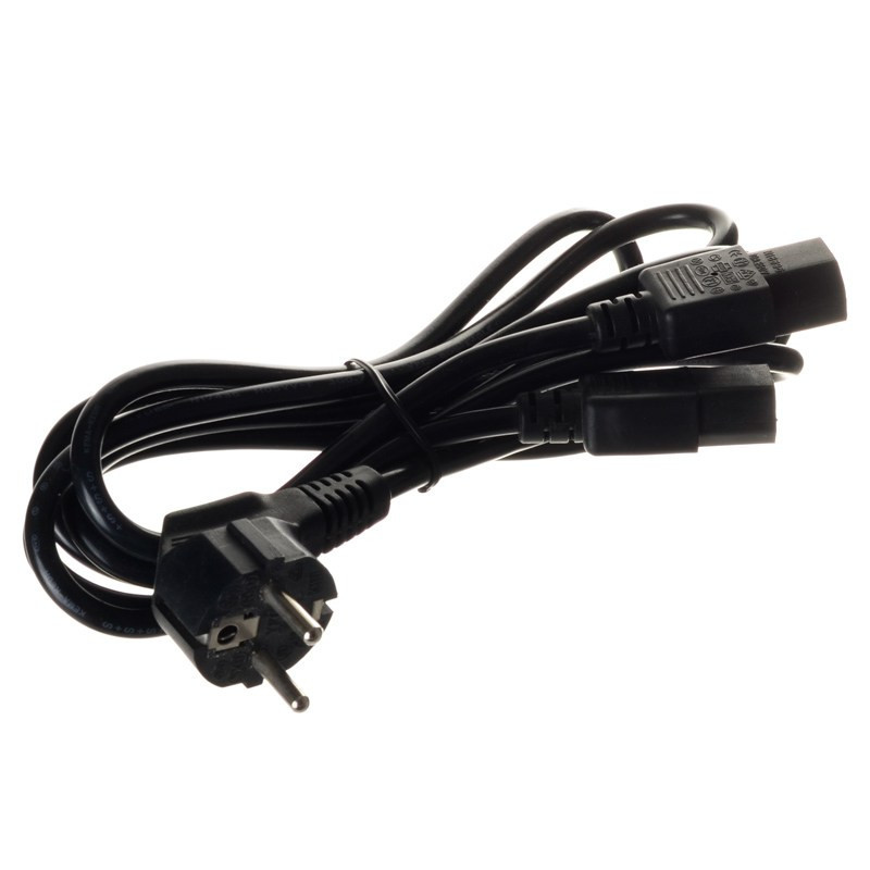 KABEL ZASILAJĄCY PC IBM C13 1xWT.230V/2x