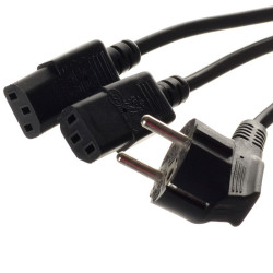 KABEL ZASILAJĄCY PC IBM C13 1xWT.230V/2x
