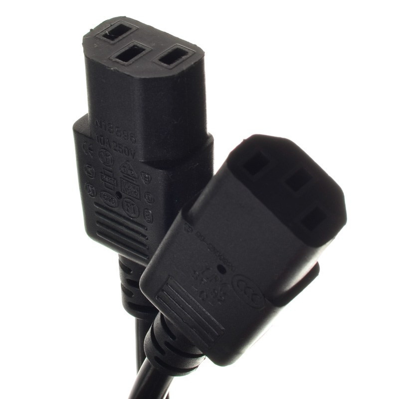 KABEL ZASILAJĄCY PC IBM C13 1xWT.230V/2x