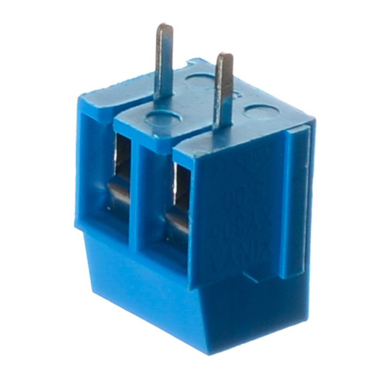 ZŁĄCZE AK 2PIN 5,0mm H=12,5mm XY305