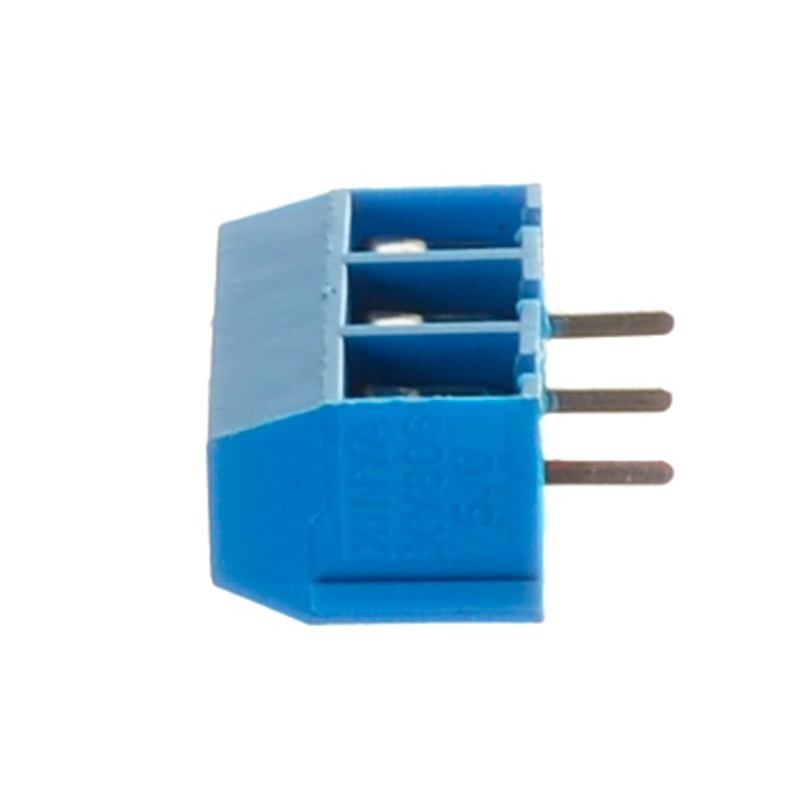 ZŁĄCZE PKA 3-PIN 5mm H=10mm NIEBIESKIE MINI M03 ETB10-03  AK500/3-5,0-V