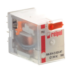 PRZEKAŹNIK 24VAC 6A R4N  4 STYKI 14-PIN RELPOL