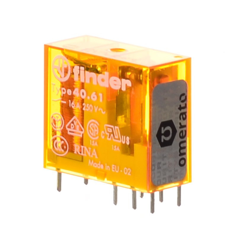 PRZEKAŹNIK 12VAC 1x16A  40.61 FINDER  F40.61.8.012.0000