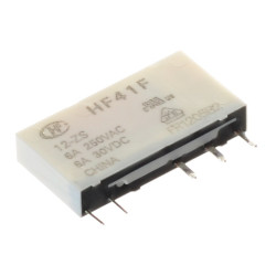 PRZEKAŹNIK 12VDC  6A  HF41F-012-ZS(555) HONGFA, 1 styk przełączny