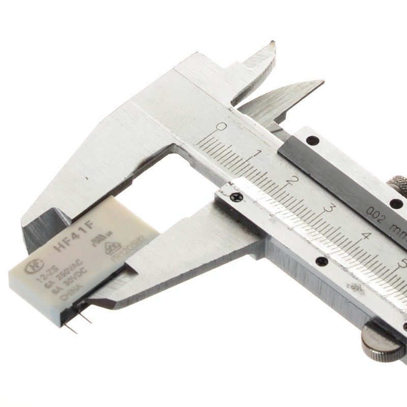 PRZEKAŹNIK 12VDC  6A  HF41F-012-ZS(555) HONGFA, 1 styk przełączny