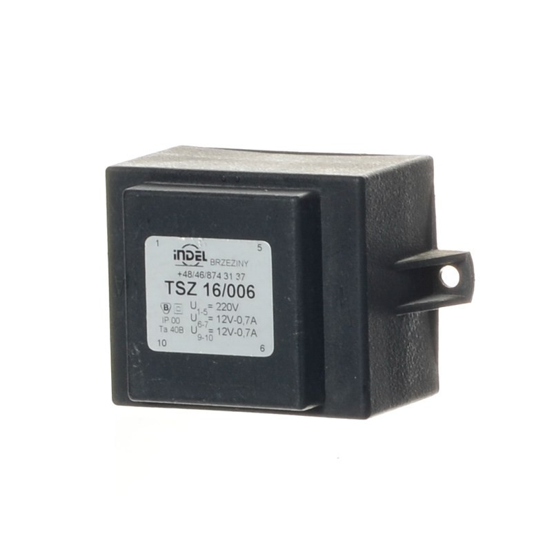 TSZ 16/006 TRANSFORMATOR ZAL.2x12V 2x0,67A