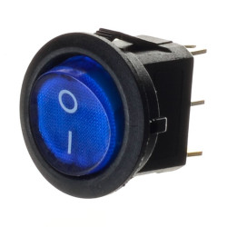 PRZEŁĄCZNIK DC 12V OKRĄGŁY PODŚWIETLANY