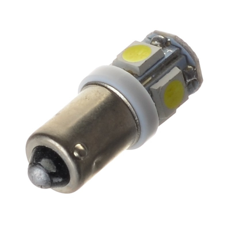 ŻARÓWKA SAMOCHODOWA BA9S BIAŁA ZIMNA 5050