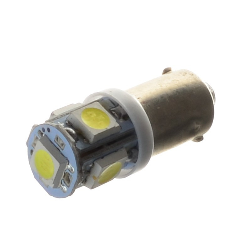 ŻARÓWKA SAMOCHODOWA BA9S BIAŁA ZIMNA 5050