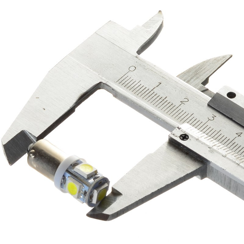 ŻARÓWKA SAMOCHODOWA BA9S BIAŁA ZIMNA 5050