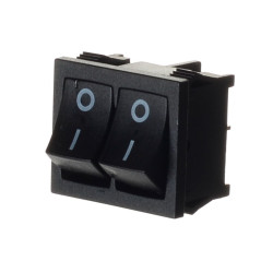 PRZEŁĄCZNIK PODWÓJNY 4pin/2poz 4A KOŁYSKOWY 1/0