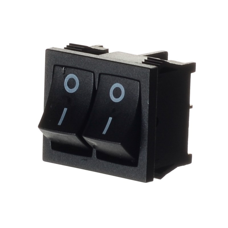 PRZEŁĄCZNIK PODWÓJNY 4pin/2poz 4A KOŁYSKOWY 1/0