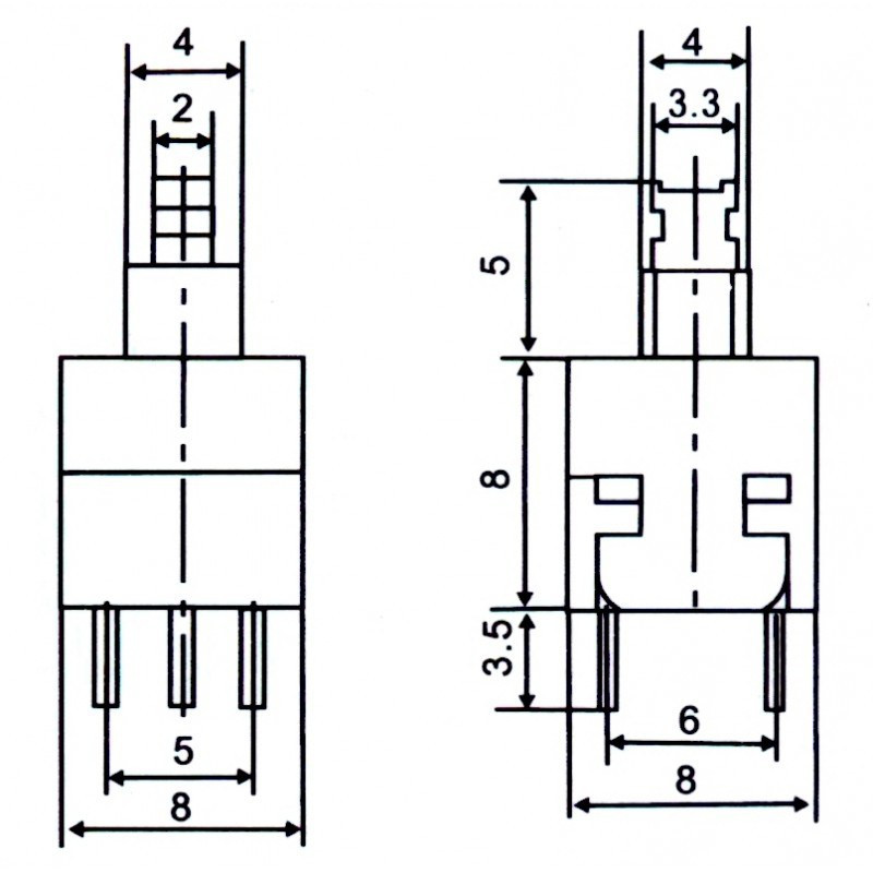 PRZEŁĄCZNIK STABILNY YW4-104 OFF(ON)