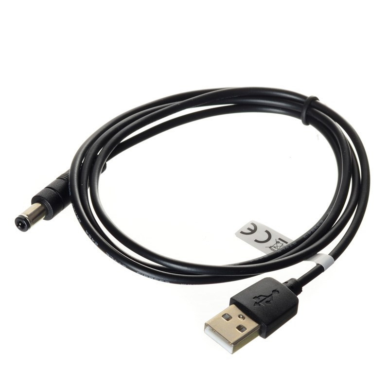 PRZEWÓD USB WTYK DC 2,5/5,5mm 1,0m VITALCO